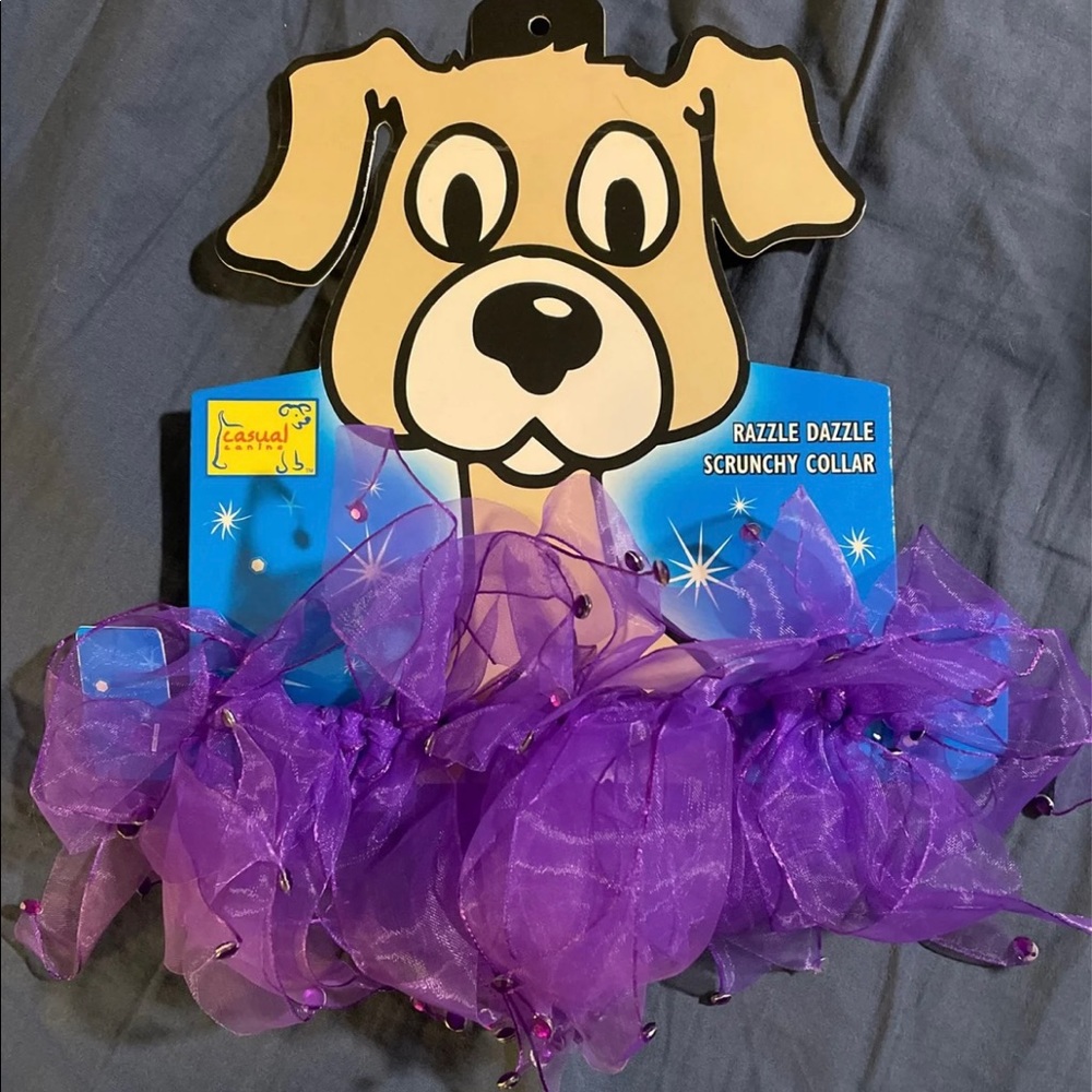 Razzle Dazzle Scrunchy Dog Collar